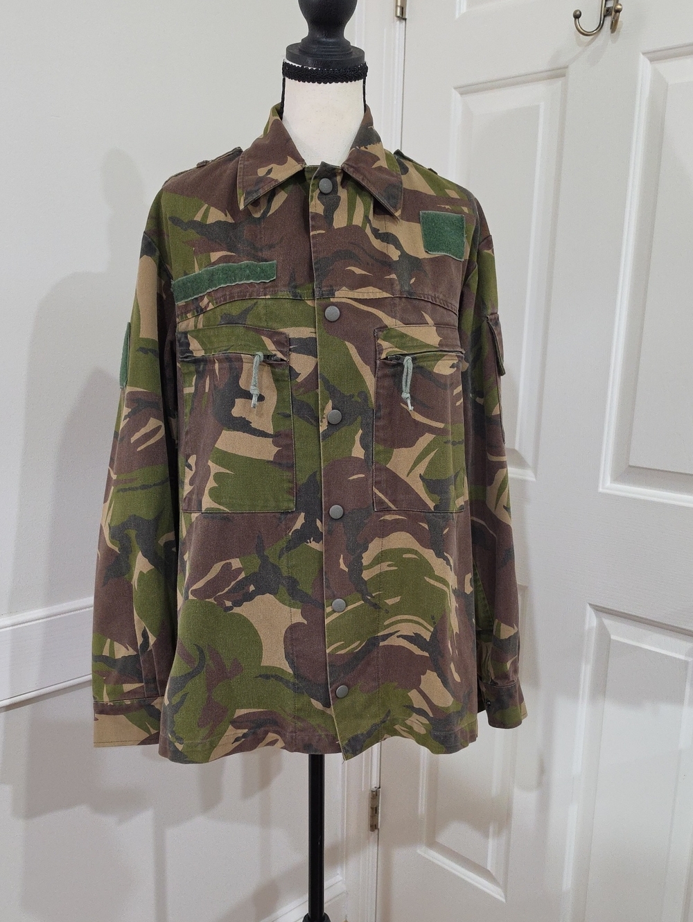 90s Dutch Military DPM Camo Field Jacket Shirt Seyntex KL 6080/9095